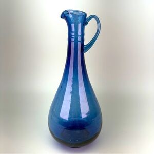Vintage Batsheva Hand Blown 
Cobalt Blue Decanter